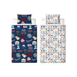 Rackhams Demogorgon Duvet Set - Blue - Single - Blue - 100% Polyester