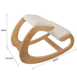 Rackhams Ergonomic Kneeling Chair - thumbnail 5