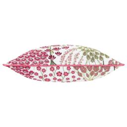 Rackhams Ophelia Jacquard Floral Cushion Cover - Rednut - 50cm x 50cm - Rednut - 100% Polyester - thumbnail 3