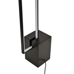 Rackhams Lightsin 129cm Height Metal LED Floor Lamp Tube Lamp with Black Base - thumbnail 3