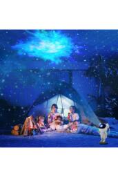Rackhams Star Projector Astronaut Space Warrior Galaxy Night Light Starry Nebula Ceiling Projection Lamp - White - One Size - thumbnail 6