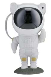 Rackhams Star Projector Astronaut Space Warrior Galaxy Night Light Starry Nebula Ceiling Projection Lamp - White - One Size - thumbnail 4