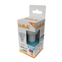 Rackhams LED GU10 345lm 3.6W 6500K (Daylight) Dimmable Light Bulb - Pack of 1 - thumbnail 2