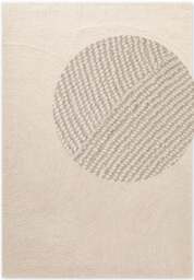 Rackhams Eleni Wool Rug – Natural Cream Colour - Ø 120 cm - thumbnail 2