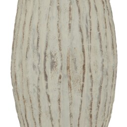 Rackhams Lorenzo Fin Vase - White/Grey Wash - One Size - White/Grey Wash - 100% Mixed - thumbnail 3