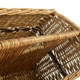 Rackhams Double Steamed Wicker Magazine Rack Basket - thumbnail 4