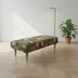 Rackhams Bespoke Fabric Coffee Table Bench – Luxury Living Room Seating & Designer Statement - 36 x 24 Inches (92 x 61cm) - thumbnail 6