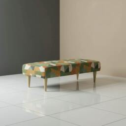 Rackhams Bespoke Fabric Coffee Table Bench – Luxury Living Room Seating & Designer Statement - 36 x 24 Inches (92 x 61cm) - thumbnail 5