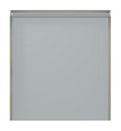 Rackhams Light Grey Plain Straight Edge Daylight Roller Blind - 110cm - thumbnail 2