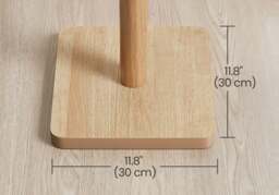 Rackhams Free Standing Solid Coat Rack – 8 Hooks for Hallway - thumbnail 4
