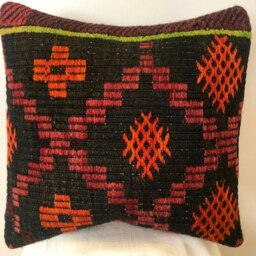 Rackhams Tyche Kilim Wool Cushion Cover - 40 x 40 cm - thumbnail 2