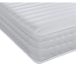 Rackhams 1000 Pocket Sprung Memory Foam Mattress - Micro Quilted Design - White - 1 - 3ft Single Mattress (90cm x 190cm) - thumbnail 2