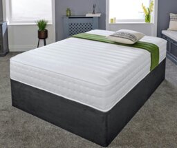 Rackhams 1000 Pocket Sprung Memory Foam Mattress - Micro Quilted Design - White - 1 - 3ft Single Mattress (90cm x 190cm)