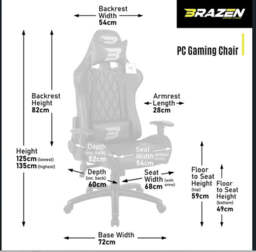 Rackhams Venom Elite Esports PC Gaming Chair with RGB - Pink - PU - PC Gaming Chair - thumbnail 5