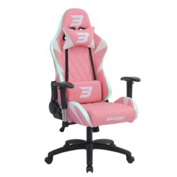 Rackhams Venom Elite Esports PC Gaming Chair with RGB - Pink - PU - PC Gaming Chair - thumbnail 1