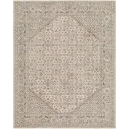 Rackhams Arda-Vintage Grey Taupe Brown Traditional Boho Fringe Rug - 200 x 290 cm - thumbnail 2