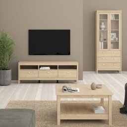 Rackhams Madrid Coffee Table in Jackson Hickory Oak - Oak - Brown - 81 - thumbnail 5