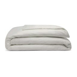 Rackhams Pima Cotton 450 Thread Count Duvet Cover - Ivory - Double - Ivory - 100% Cotton - thumbnail 2