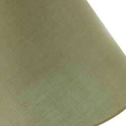 Rackhams 10 Inch Olive Green Cotton Coolie Lampshade for Table Lamp or Pendant - thumbnail 4