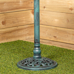 Rackhams 63cm Verdi Green Traditional Garden Patio Resin Bird Bath - thumbnail 4