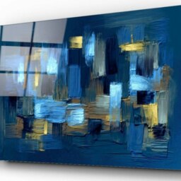 Rackhams Abstract Glass Wall Art - 60 x 90 cm - Tempered Glass (4 mm) - thumbnail 3
