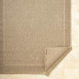 Rackhams Mirage-Cottage Tan Black Fringe In- & Outdoor Jute-Look Rug - 80 x 220 cm - thumbnail 5
