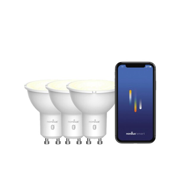 Rackhams Smart GU10 - 3-pack - PAR16 - 2200-6500 Kelvin - 420 Lumen - Light Bulb - Clear - Clear - Plastic - 1 - image 1