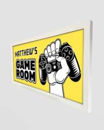 Rackhams Personalised Kids Game Room Wall Art - Framed Console-Inspired Print - thumbnail 3