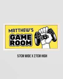 Rackhams Personalised Kids Game Room Wall Art - Framed Console-Inspired Print - thumbnail 6
