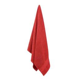 Rackhams Perry Organic Cotton Towel - Red - One Size - Red - 100% Organic Cotton - thumbnail 4