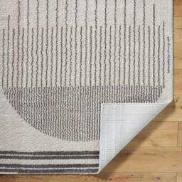 Rackhams Fossay Shag-Washable Beige Brown Green Grey Global High Pile Rug - 200 x 275 cm - thumbnail 4