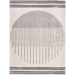 Rackhams Fossay Shag-Washable Beige Brown Green Grey Global High Pile Rug - 200 x 275 cm - thumbnail 2