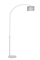 Rackhams Arched Floor Lamp Marble Base with Shade - Multi - One Size - thumbnail 4