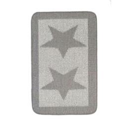Rackhams Star Grey Washable Mat and Runner - 50X80 cm - thumbnail 1
