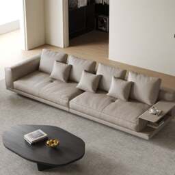Rackhams Abby Two Seater, Three Seater, Four Seater Sofa, With Storage Grey - Four Seater 355cm - thumbnail 2