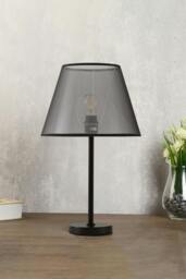 Rackhams Modern Bedside Lamp Table Lamp - Black - One Size - thumbnail 3