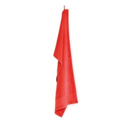 Rackhams Island 50 Cotton Hand Towel - Red - One Size - Red - 100% Cotton - thumbnail 4