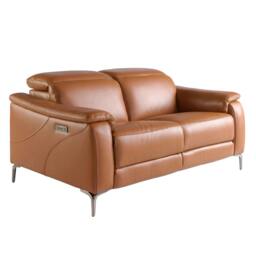 Rackhams Relax sofa in brown leather 6180/6181 - 154 x 160 x 101 - 2 - thumbnail 1