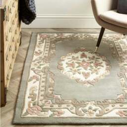 Rackhams Shensi Grey Medallion Rug - 120X180 cm - thumbnail 2