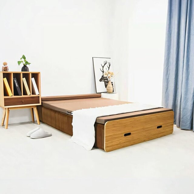 Rackhams Accordion Folding Double Bed - 120cm - image 1