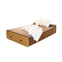 Rackhams Accordion Folding Double Bed - 120cm - thumbnail 2