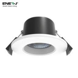 Rackhams 8W WiFi Fire Rated LED Downlight, IP65 Bathroom Ceiling Light, RGB CCT Adjustable, Dimmable, Voice & App Control - thumbnail 6