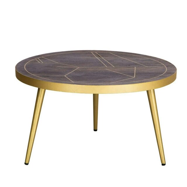 Rackhams Jusleen Solid Mango Wood Round Coffee Table - image 1