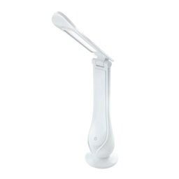 Rackhams Lilly White LED Table Lamp Funky Reading Or Desk Lamp 4W LED Built in Fully Adjustable And 3 Stage Dimmer Switch - thumbnail 4