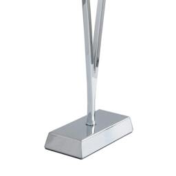 Rackhams Lizzie Chrome & Navy Touch Table Lamp - thumbnail 6
