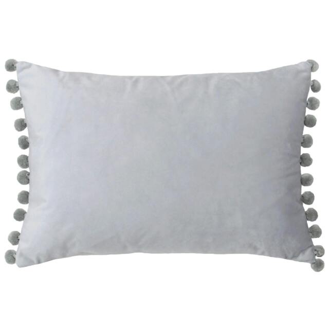 Rackhams Fiesta Rectangle Cushion Cover - Dove/Silver - 35 x 50cm - Dove/Silver - 100% Polyester