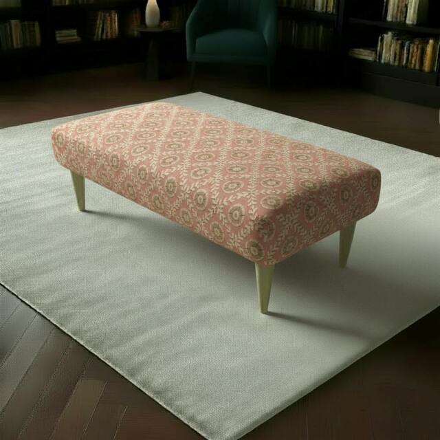 Rackhams Fixed Top Rectangular Ottoman – Firm Support Seating - istools UK - 30 x 20 Inches (76 x 51cm) - image 1