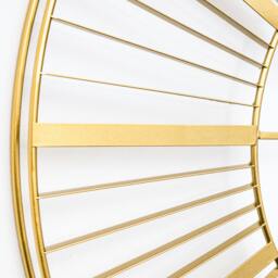 Rackhams Gardner Extra Large Wall Clock Metal Outdoor & Indoor Use Weather Resistant Gold 80cm - thumbnail 2