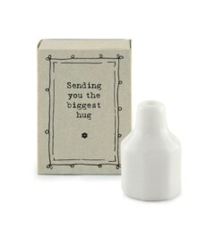 Rackhams East of India 'Sending you the biggest hug' Matchbox Vase - thumbnail 3