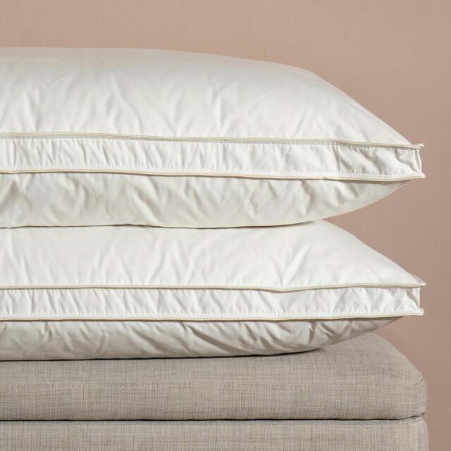 Rackhams Hungarian Goose Down Pillows - Medium/Firm - Super King Chamber - Pair